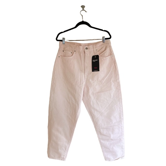 NWT Levi’s Premium High Loose Taper Fit Jeans  In Peach Color 32X29 - Picture 7 of 11